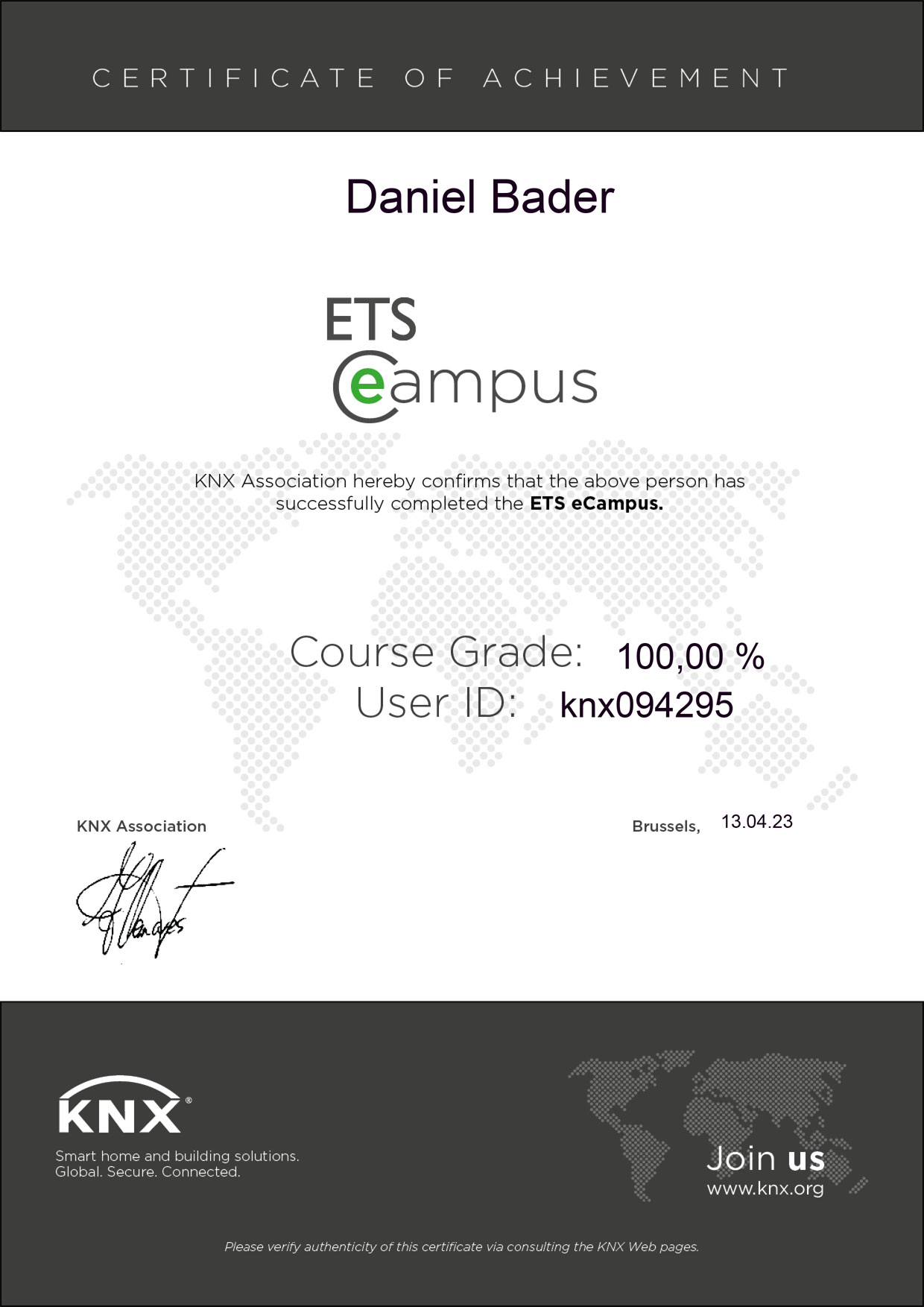 KNX eCampus Zertifikat ETS6 Daniel Bader>
					</div>
				</div>
			</div>
		</div>
	</div>
<!-- Cookie-Hinweis -->
		<div class=